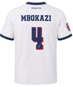 Mbekezeli Mbokazi Chicago Fire White Jersey – Elite No. 4