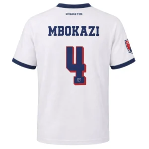 Mbekezeli Mbokazi Chicago Fire White Jersey – Elite No. 4