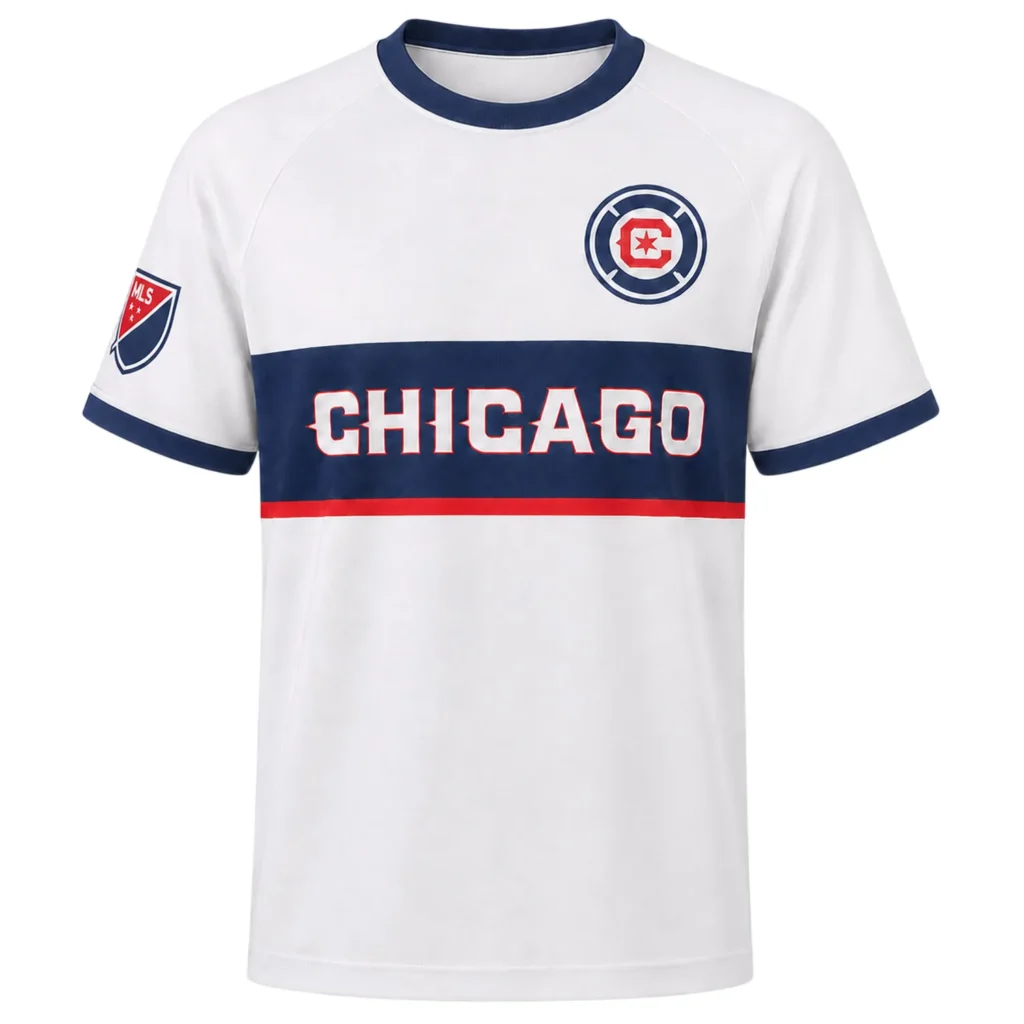 Mbekezeli Mbokazi Chicago Fire White Jersey Elite No Kit