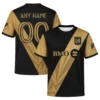 Men’s LAFC 2026 Custom Jersey – Elite Black Gold Panel Soccer Kit