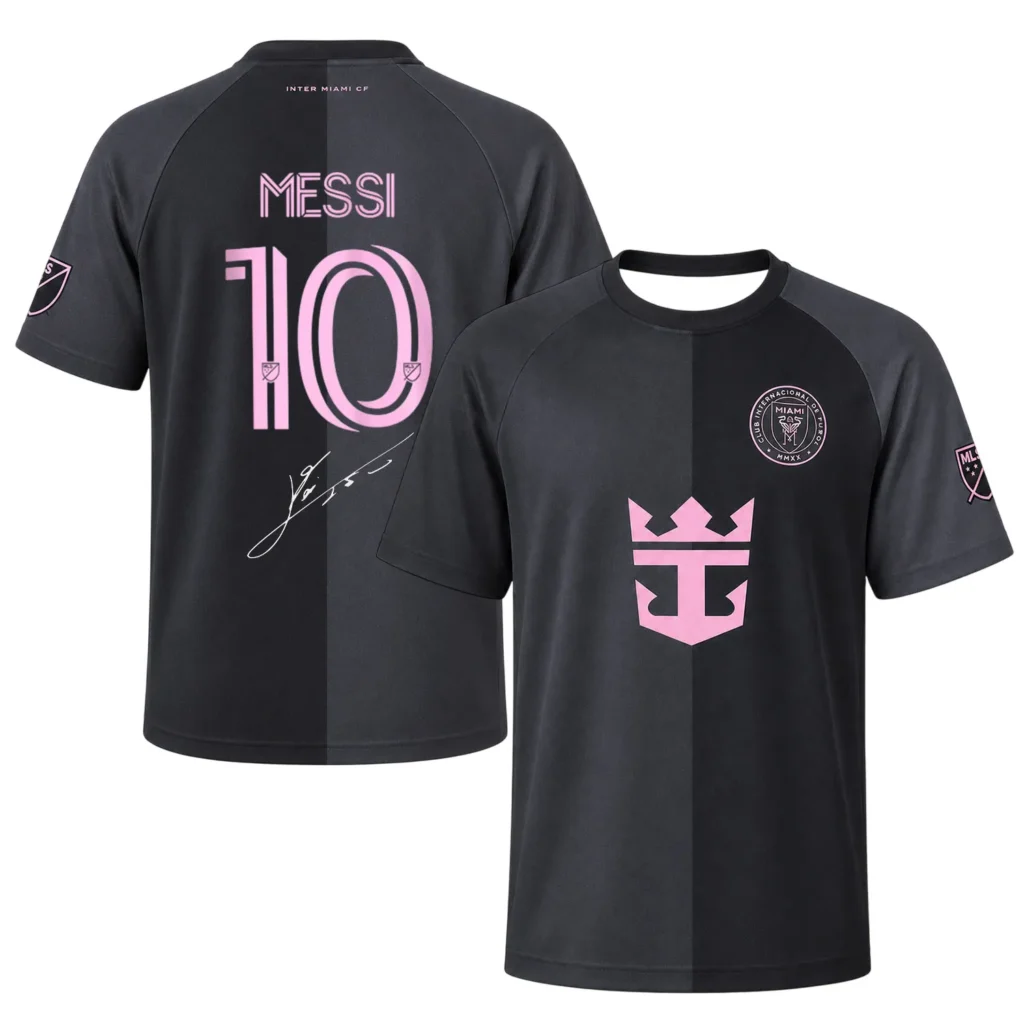 Messi Inter Miami Black Jersey – Bold Custom Name & Number