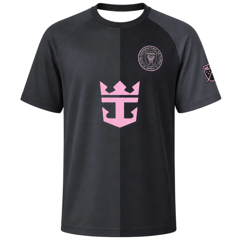 Messi Inter Miami Black Jersey – Bold Custom Name & Number