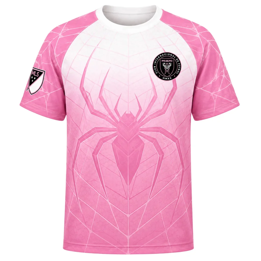 Miami CF Messi x Spiderman Soccer Jersey – Brilliant Look