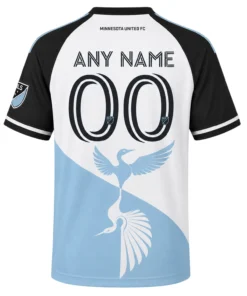 Minnesota United Custom Jersey Stunning Wing Graphic