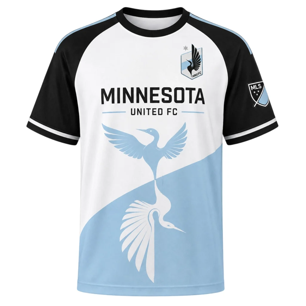 Minnesota United Custom Jersey Stunning Wing Graphic