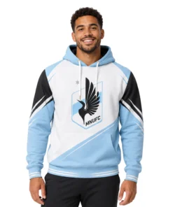 Minnesota United Fan Hoodie Custom Dynamic Light Blue Style