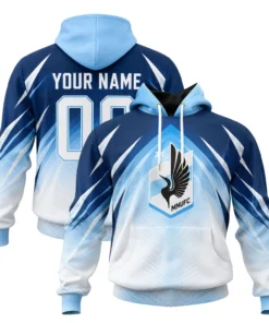 Minnesota United FC Hoodie Custom Elite Blue Style
