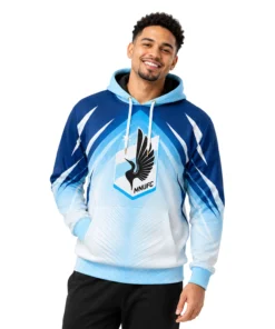 Minnesota United FC Hoodie Custom Elite Blue Style