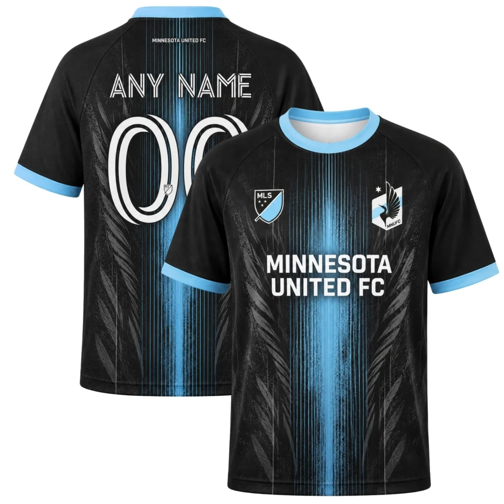 Minnesota United FC Jersey Custom – Stunning Black Blue