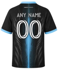 Minnesota United FC Jersey Custom – Stunning Black Blue