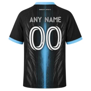 Minnesota United FC Jersey Custom – Stunning Black Blue