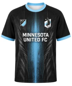 Minnesota United FC Jersey Custom – Stunning Black Blue