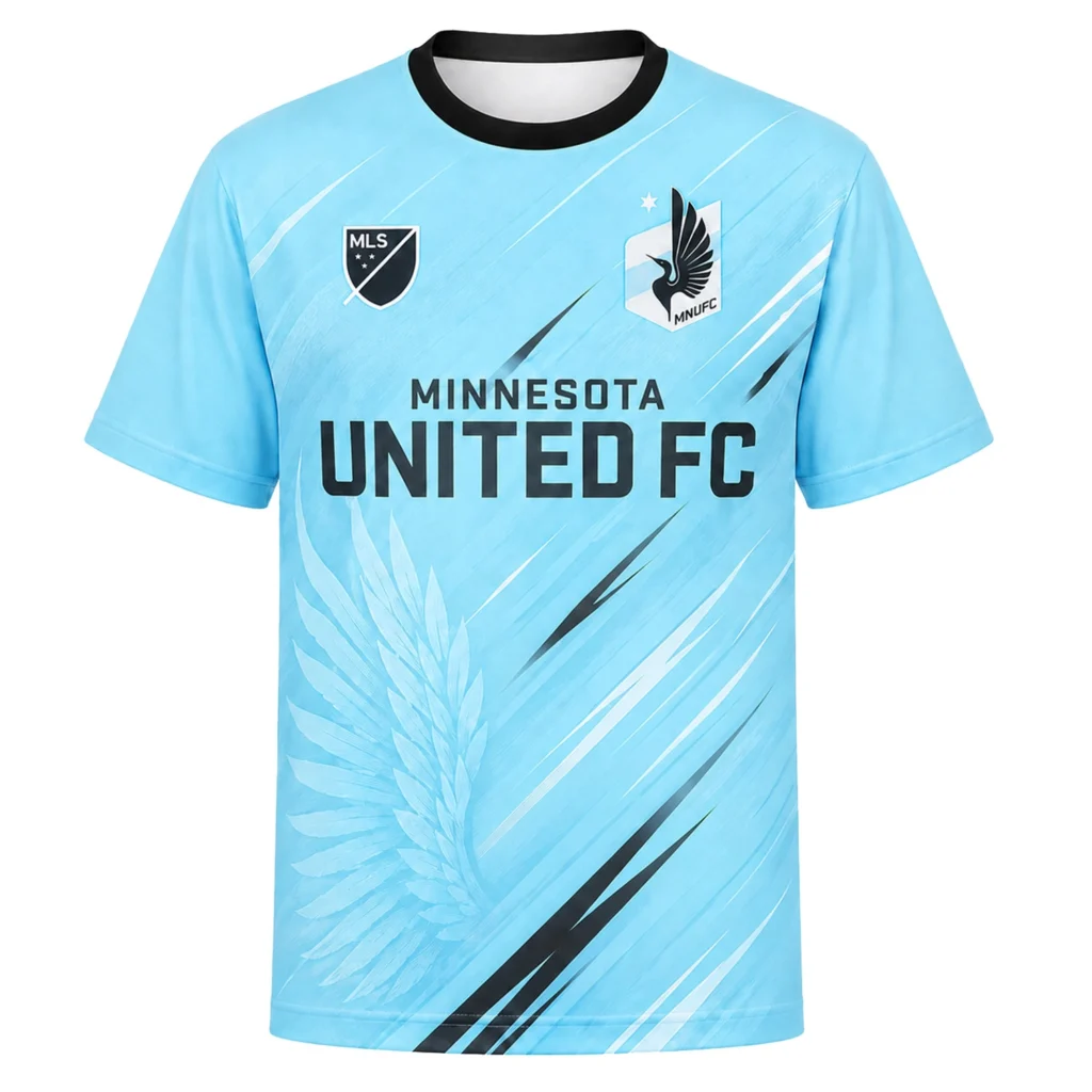 Minnesota United FC Soccer Jersey Exclusive Sky Wing