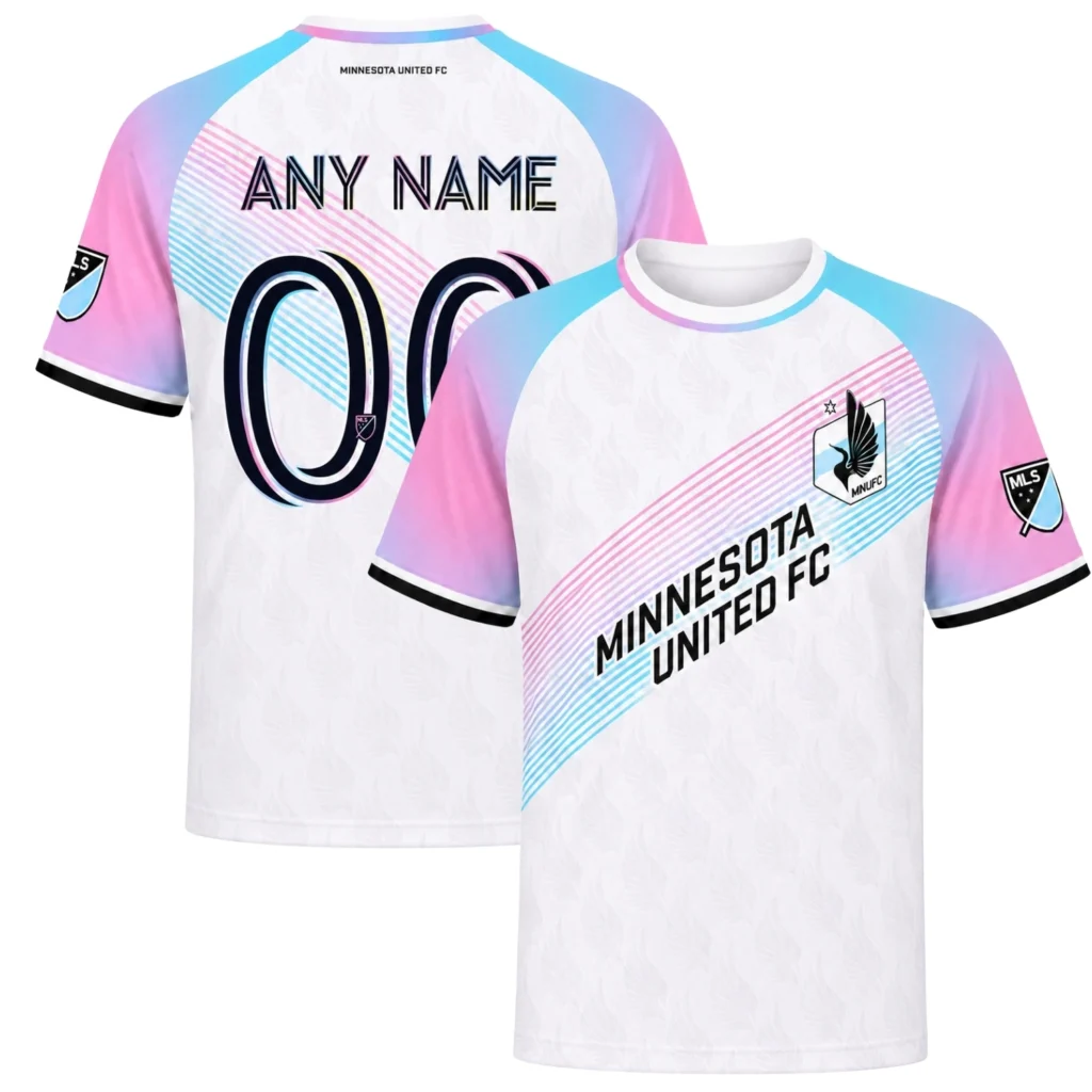 Minnesota United Jersey Custom Vibrant Gradient Style