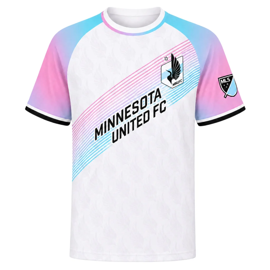 Minnesota United Jersey Custom Vibrant Gradient Style