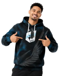Minnesota United Soccer Hoodie Custom Remarkable Blue Style