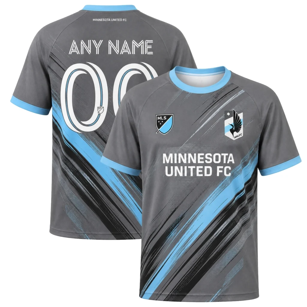Minnesota United Soccer Jersey Custom Dynamic Brush