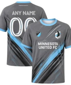 Minnesota United Soccer Jersey Custom Dynamic Brush