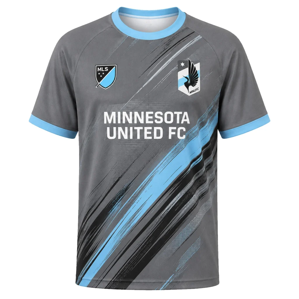 Minnesota United Soccer Jersey Custom Dynamic Brush