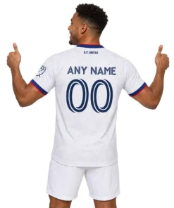 MLS DC United White Jersey Custom – Dynamic Teamwear