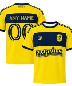 MLS Nashville SC Custom Jersey – Vibrant Gold Kit