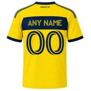 MLS Nashville SC Custom Jersey – Vibrant Gold Kit