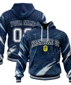 Nashville SC Blue Custom Hoodie Special Skyline
