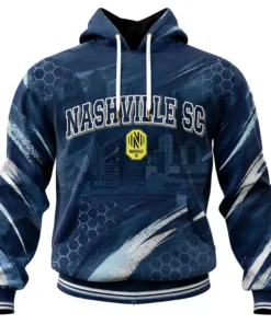 Nashville SC Blue Custom Hoodie Special Skyline