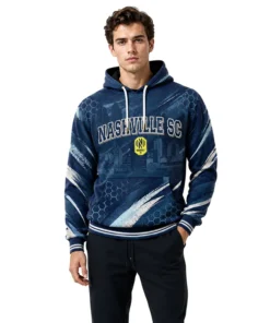 Nashville SC Blue Custom Hoodie Special Skyline