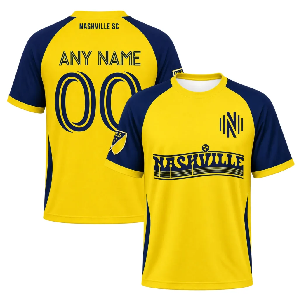 Nashville SC Custom Yellow Jersey – Exclusive Yellow & Navy