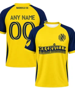 Nashville SC Custom Yellow Jersey – Exclusive Yellow & Navy