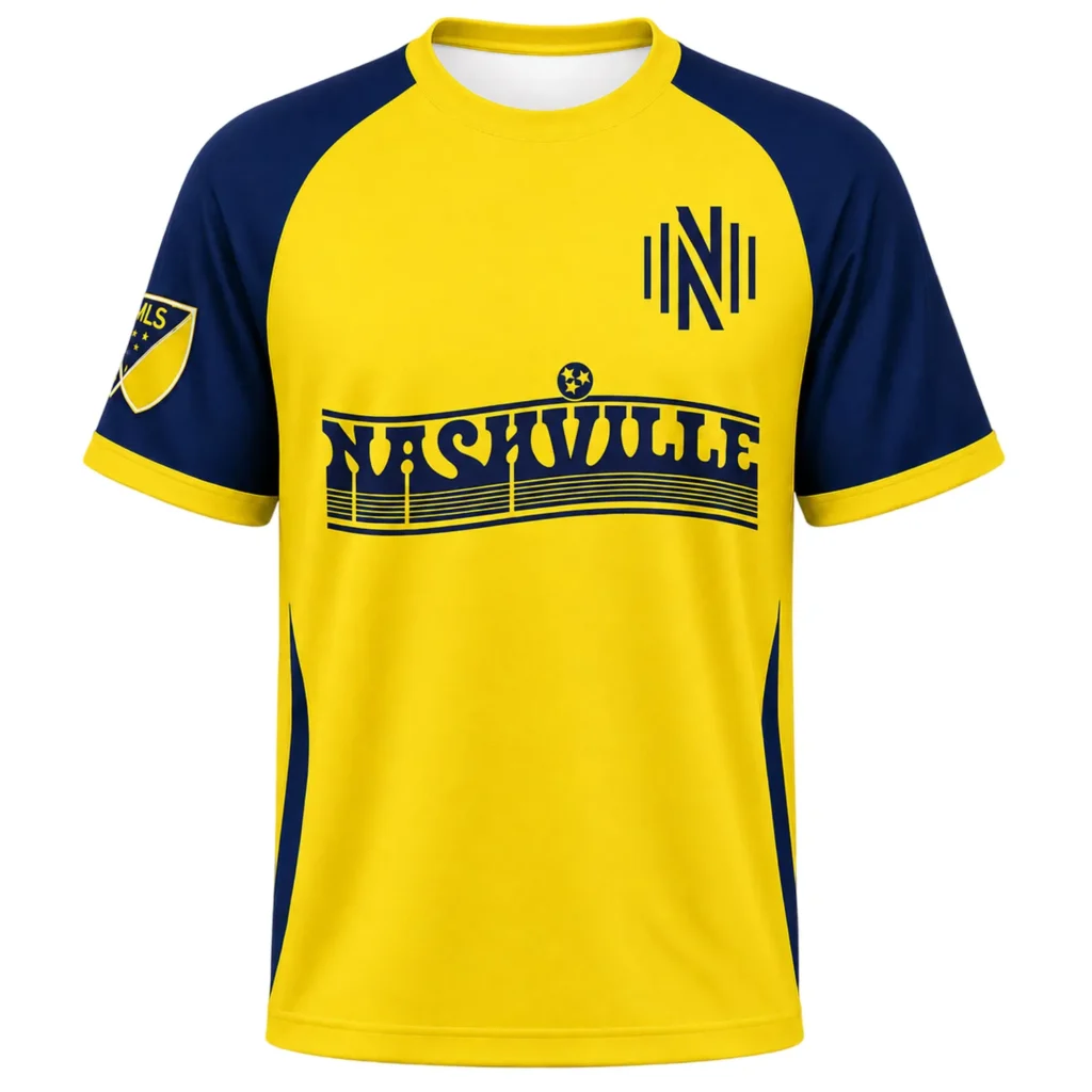 Nashville SC Custom Yellow Jersey – Exclusive Yellow & Navy