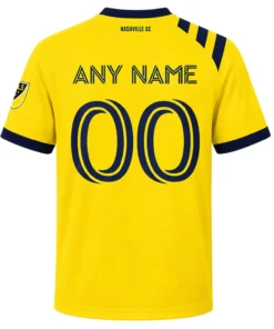 Nashville SC Gold Custom Jersey – Unique Name & Number