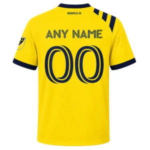 Nashville SC Gold Custom Jersey – Unique Name & Number