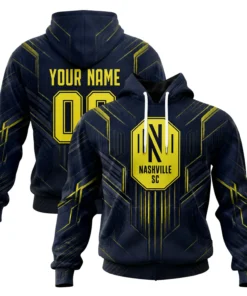 Nashville SC Hoodie Personalized Bold Cyber Design