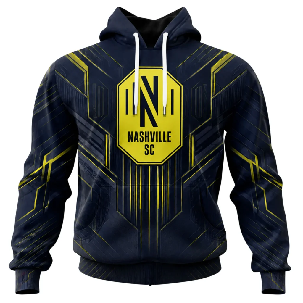 Nashville SC Hoodie Personalized Bold Cyber Design