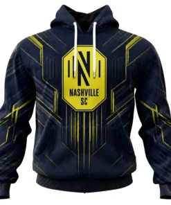 Nashville SC Hoodie Personalized Bold Cyber Design
