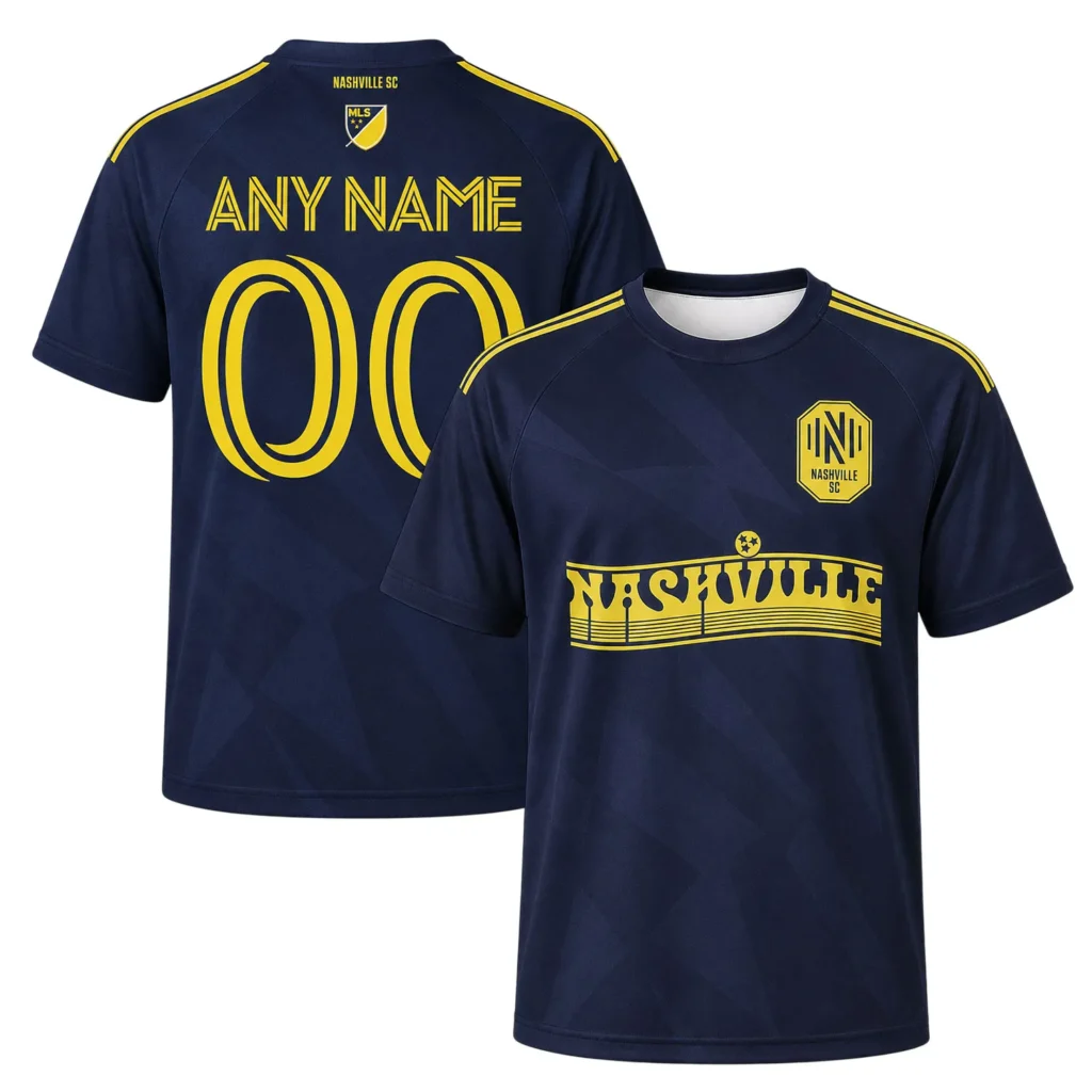 Nashville SC Navy Custom Jersey – Vibrant 2026 Kit