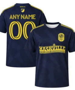 Nashville SC Navy Custom Jersey – Vibrant 2026 Kit