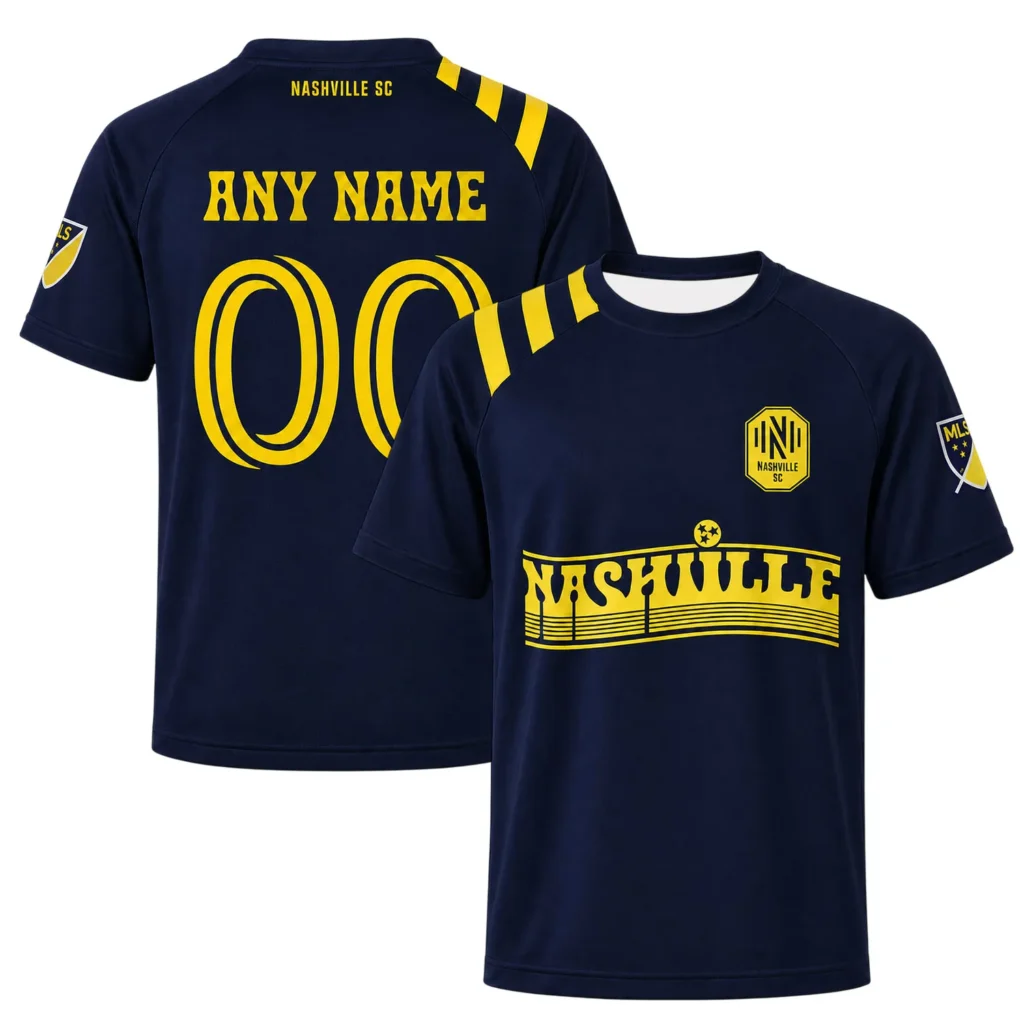 Nashville SC Navy Jersey – Unique Custom Name & Number