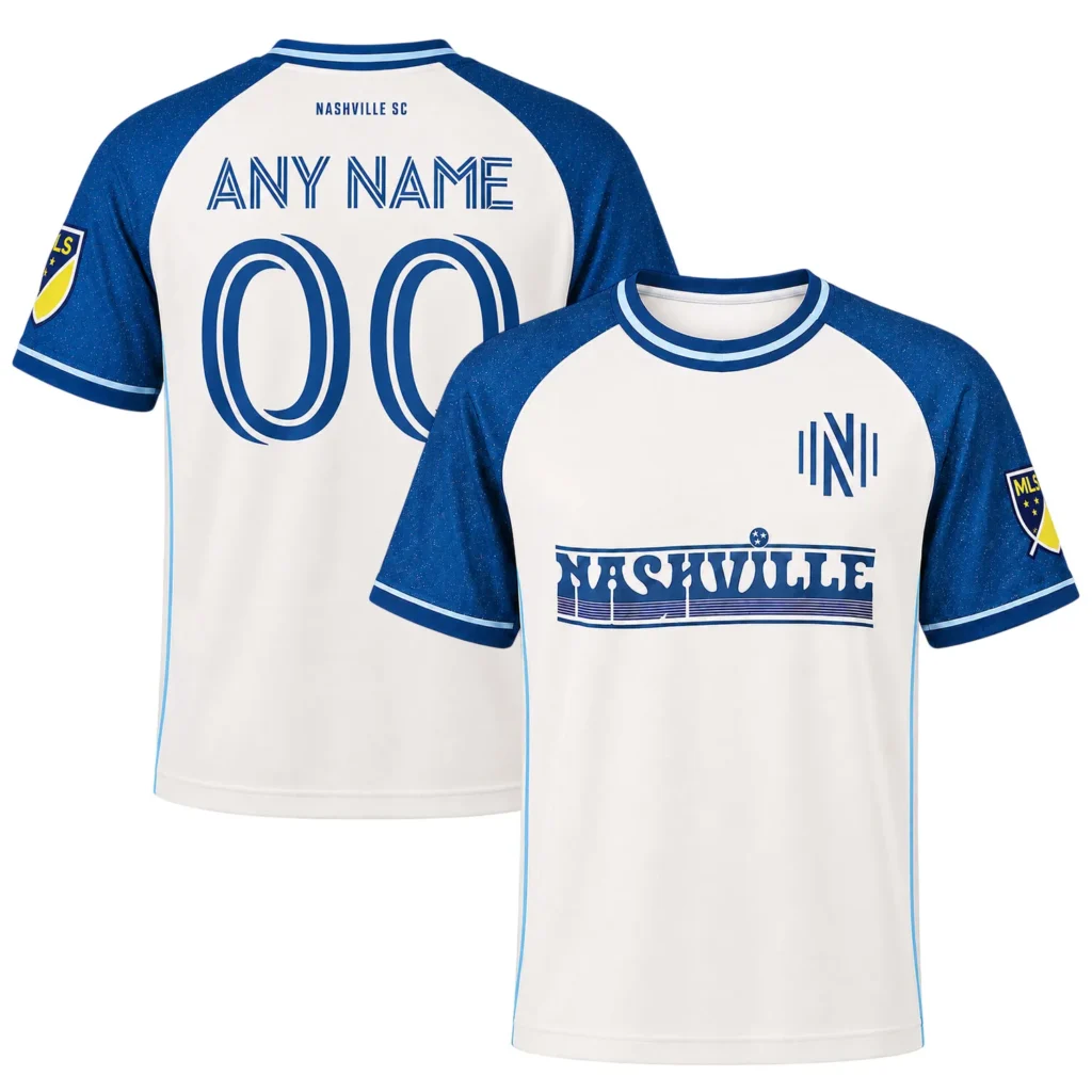 Nashville SC Personalized Jersey – Special White & Navy 2026