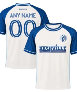 Nashville SC Personalized Jersey – Special White & Navy