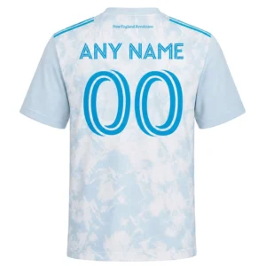 NE Revolution 2026 White Jersey Custom – Brilliant Look