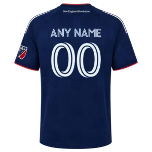 NE Revolution Navy Jersey Custom – Legendary Matchday Look