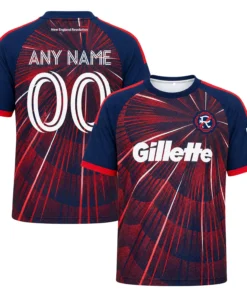 NE Revolution Red Jersey Custom – Elite Fan Style