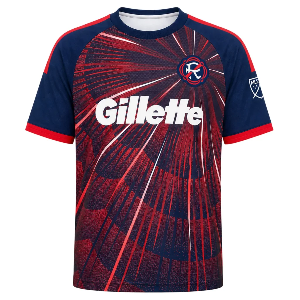 NE Revolution Red Jersey Custom – Elite Fan Style
