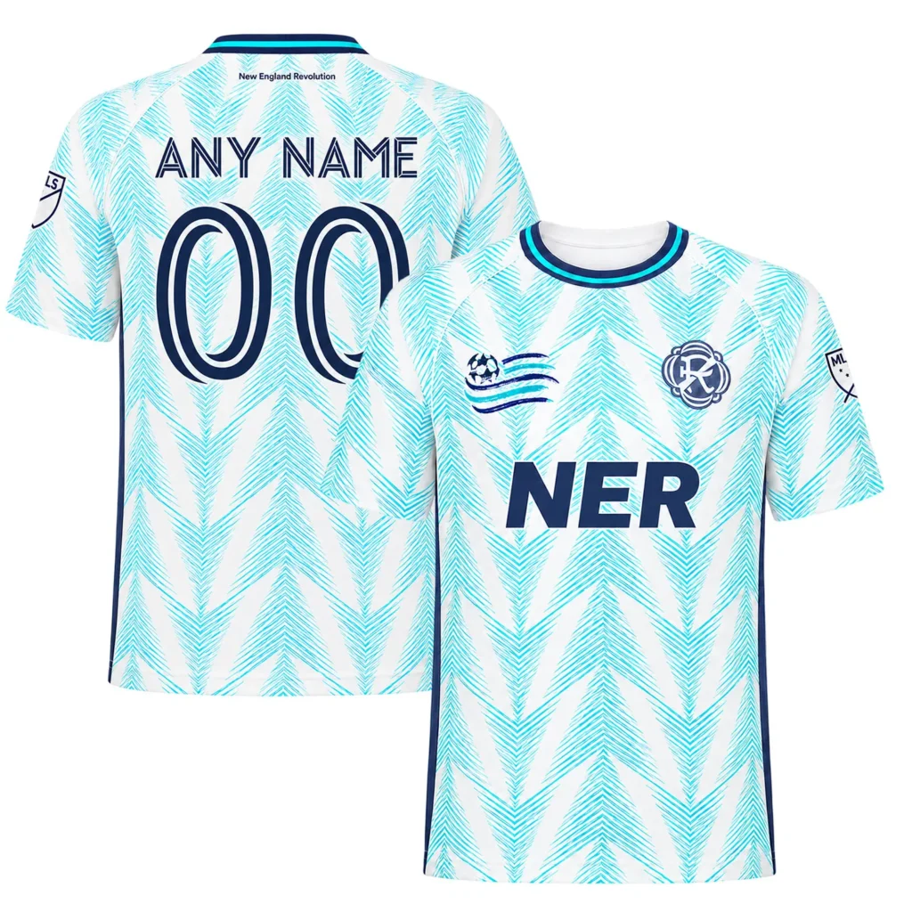 NE Revolution Revs Blue Jersey Custom – Remarkable Fan Style