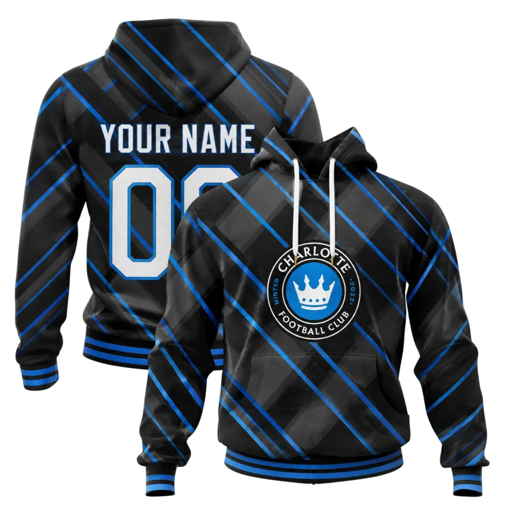 New Charlotte Football Club Hoodie Stylish Bold Custom