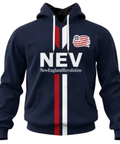 New England Revs Men Hoodie – Premium Fan Wear