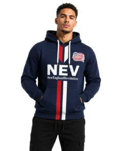 New England Revs Men Hoodie – Premium Fan Wear